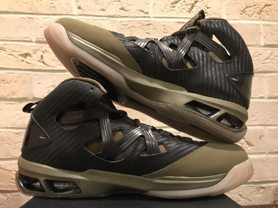 耐克 Air Jordan MELO M9 Squadron 绿色碳纤维黑色 9 码变焦 — 第 2/4 张图片