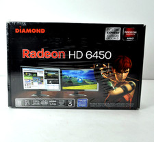 ATI Radeon HD 6450 6450PE31G 1GB/1GB GDDR3 SDRAM PCI Diamond Multimedia NEW