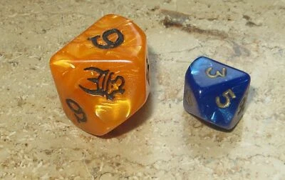 Munchkin Würfel W10 / D10 - Pearl Orange - JUMBO 34 mm - XXL Stufenzähler