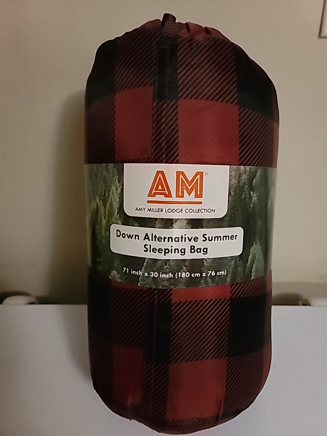 Amy Miller Lodge Collection Down Alternative Summer Sleeping Bag.