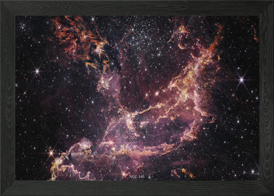 NGC 346 Framed Wall Art Poster Canvas Print Picture