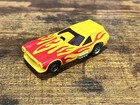 Vintage Aurora AFX Chevy Vega Funny Car Slot Car Yellow with Red Flames
