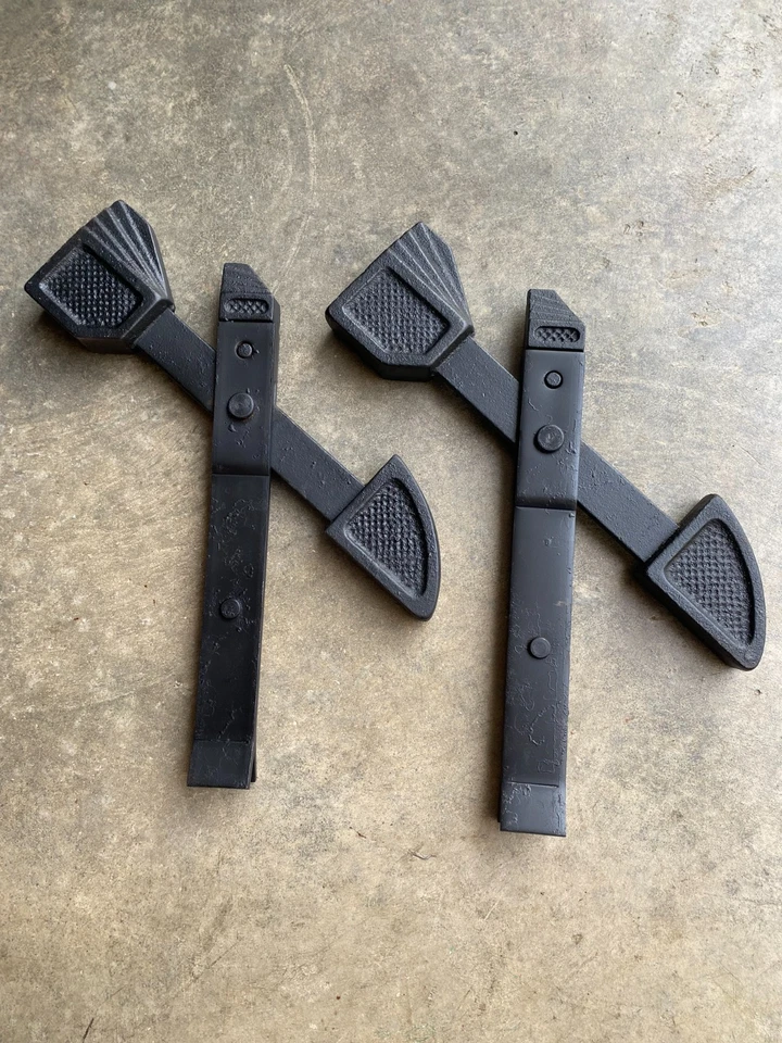 Gros Arrets de portail en fonte, butée - Photo 2/3