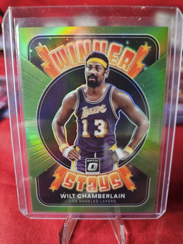 2021 Optic Wilt Chamberlain Winner Stays Lime Green /149