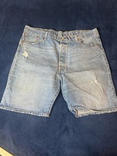 Men s 501 Levi s Xx Button Fly Denim Shorts Made In USA Sz 42 See Photos