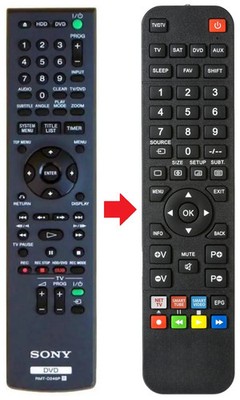 Fernbedienung geeignet für SONY RMT-D249P | RMTD246P | RMTD249P