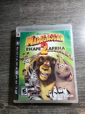 Madagascar Escape 2 Africa (Sony PlayStation 3, 2008) PS3 Disc & Case NO MANUAL