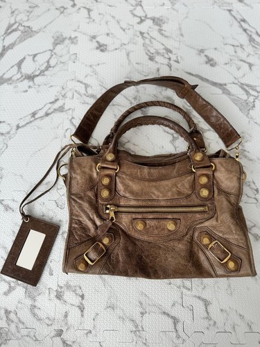 Balenciaga Medium City Bag in Brown | eBay