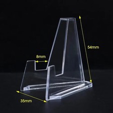 1-30Pcs Card Stand Easel Stand Coin Display Holder Rack Shelf For Medals Acrylic