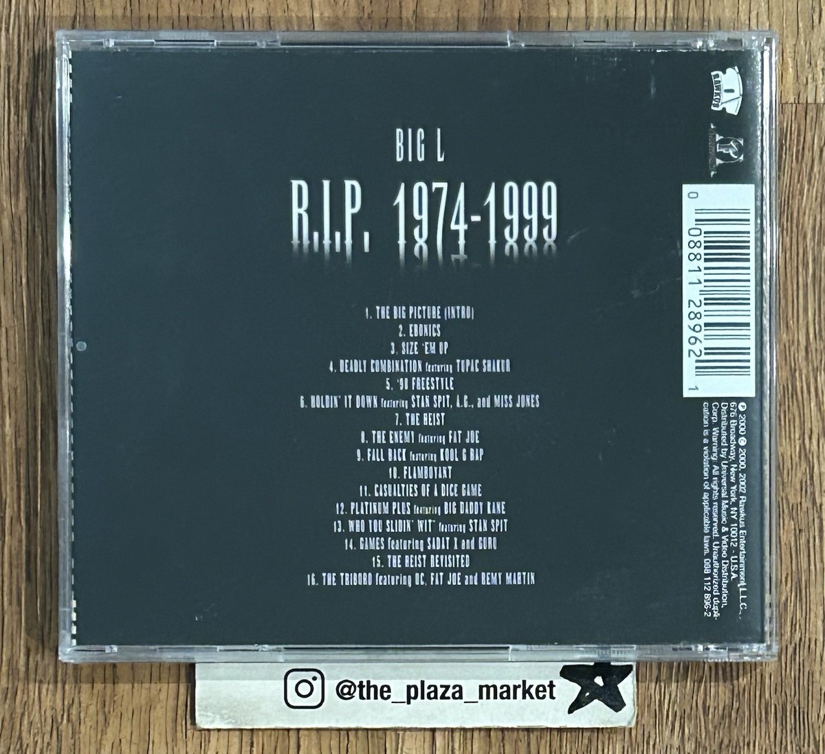 Big L The Big Picture 1974-1999 CD rare Out of print 2pac Fat Joe