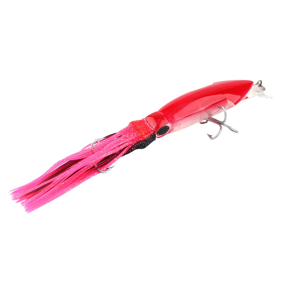24cm/40g Fishing Lures Squid Lures Fish Bait Crankbait Tackle Jig Treble H KRI✈️