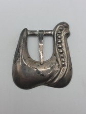 Vintage Sterling Silver 925 Mexico Belt Buckle 32.5g