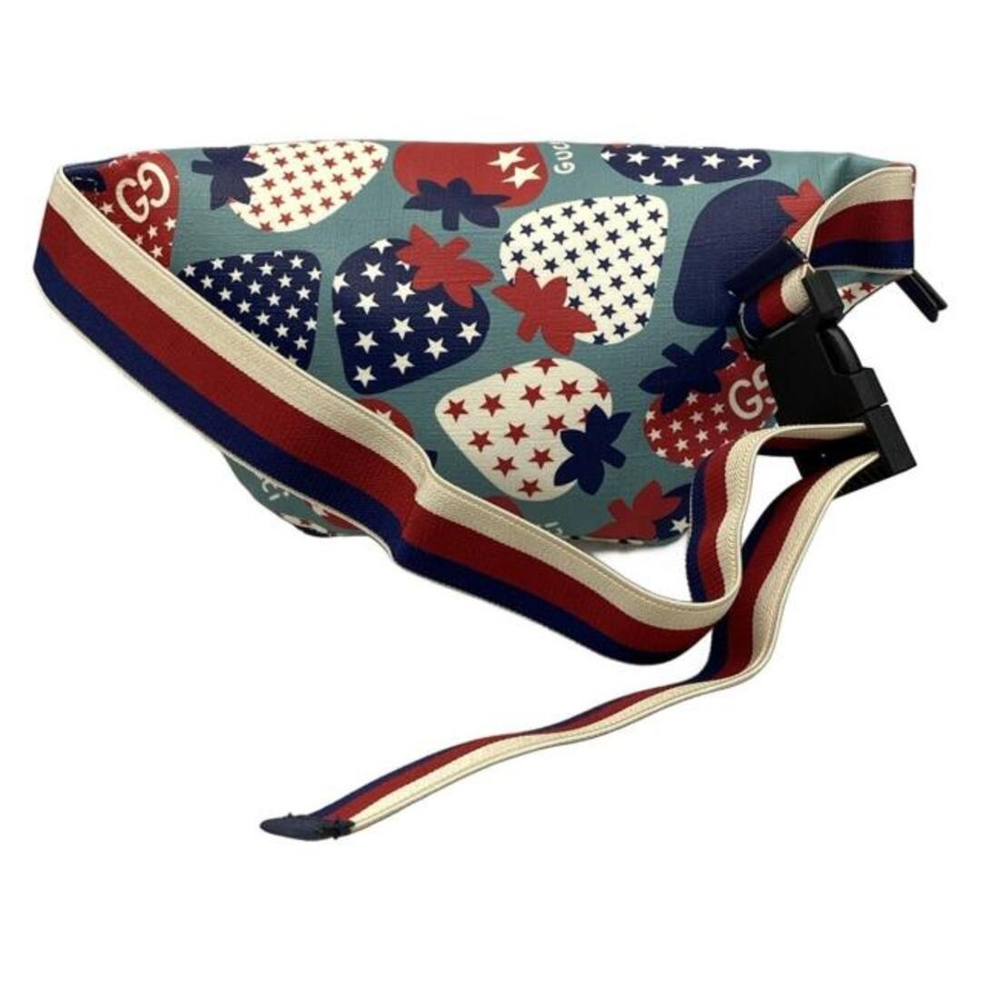 Gucci Kids Waist Pouch Belt Bag Light Blue Red Multi Used thumbnail 4