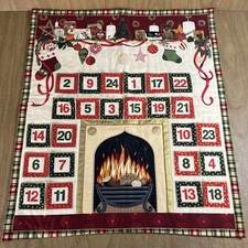 Makower Country Christmas Advent Calendar Fabric Pockets By Finished Quilted