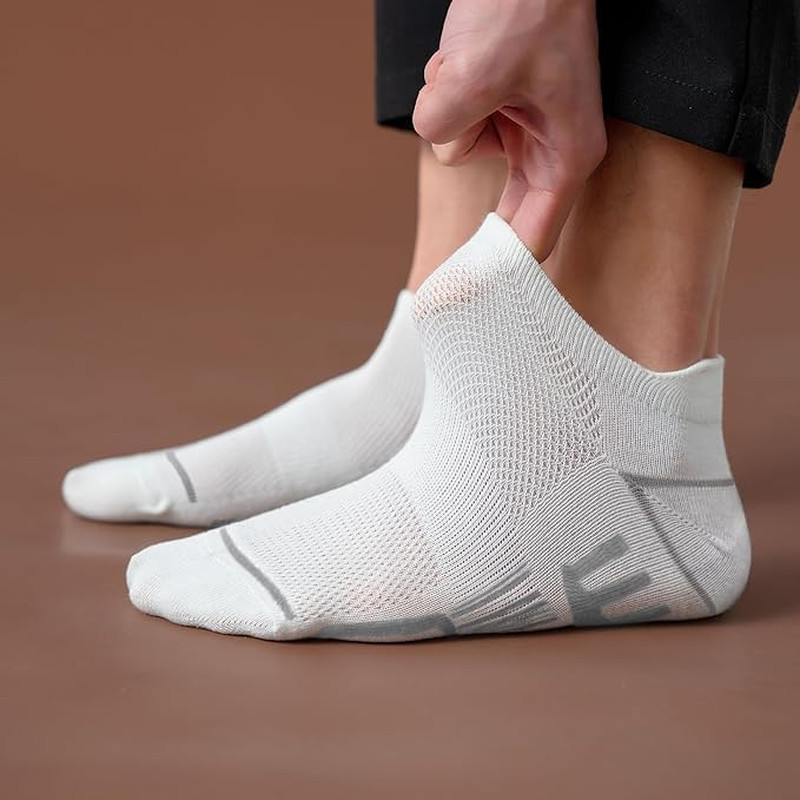 12 Pairs Mens Ankle Socks Athletic Casual Low Cut Short Socks for Men with Tab S