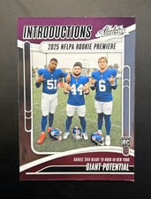 2025 Panini Absolute - Introductions Giant Potential Carter Skattebo Dart (RC)