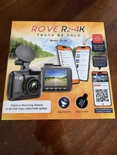 Rove R2-4K Dash Cam 2160P Built In WiFi- GPS New