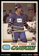 1977 O-Pee-Chee #341 Garry Monahan Canucks 4 - VG/EX