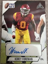 2021 Leaf Pro Set College - Autographs Korey Foreman #PS-KF1 (AU, RC)