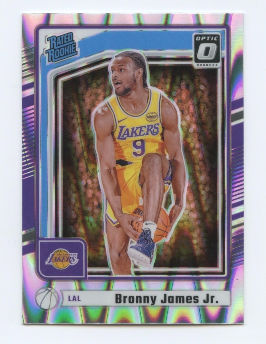 2024-25 Panini Donruss Optic - Rated Rookie Bronny James #282 Preview Seismic🤯