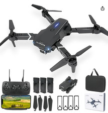 Mini Drone with Camera for Adults Kids, 1080P WiFi FPV Camera Drone with 3 Batte