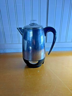 Farberware Superfast Fully Automatic 12 Cup Percolator Coffee mcm untest complet