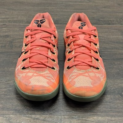 Nike Shoes Mens 7.5 Kobe 9 EM Low Peach Bright Mango 646701-880