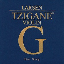 Larsen Tzigane Violin G String 44 Size Silver Wound, Heavy Gauge, Ball End