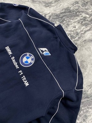 Vintage BMW Sauber F1 Racing Full Zip Jacket Men Size XL Blue | eBay