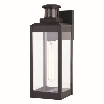 Kinzie 1-Light Outdoor Motion Sensor in Transitional and Rectangular Style 13.75