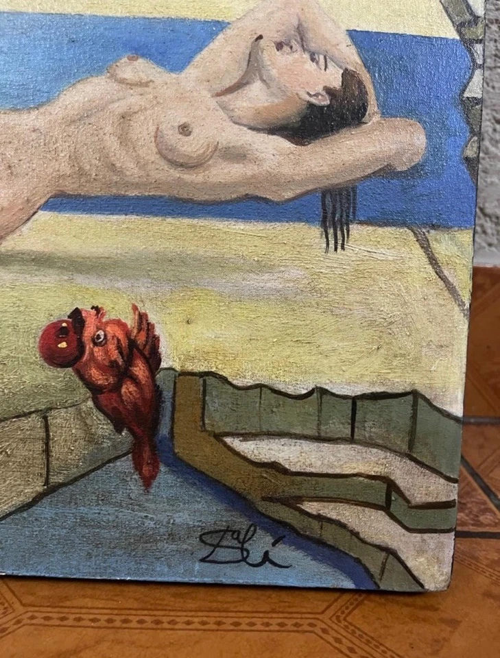 PINTURA AL ÓLEO ARTISTA SALVADOR DALÍ Foto 4 de 4
