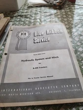 IH manual for the Hydraulic System and Hitch of B-414 Tractors, form GSS-1312