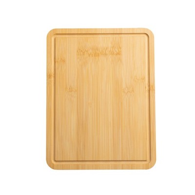 8.5'' x 11'' Non-Slip Bamboo Cutting Board, 100% Natural Bamboo Color