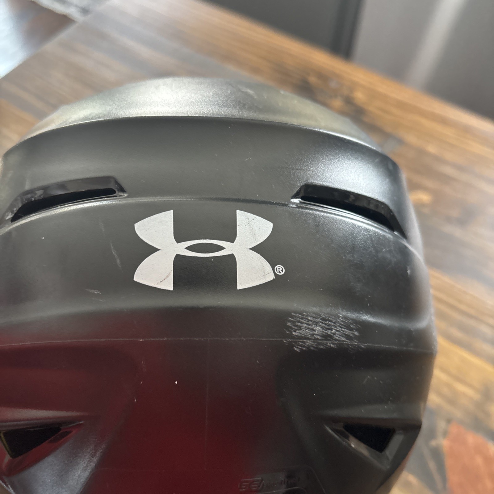 Open Box Under Armour Matte Molded Batting Helmet-Youth-Black  thumbnail 4