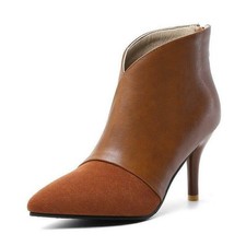 Women's High Stiletto Heels Pointed Toe Zip Ankle Boots Ladies Prom Party Shoes