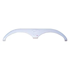 ICON TECHNOLOGIES LIMITED RV FENDER SKIRT TANDEM FOREST RIVER FS785 POLAR WHITE