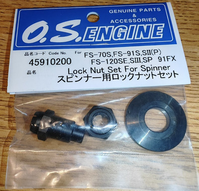 OS Motor Kontermutter Set für Spinner FS-70 FS-91 FS-120 etc. 5/16'' UNF - M4 45910200