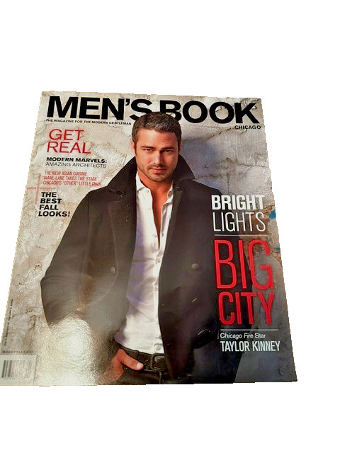 Men's Book Magazine with Taylor Kinney 2012