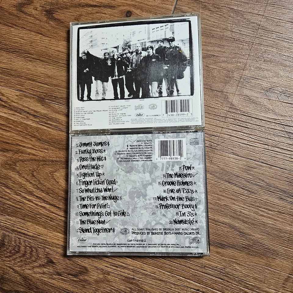 Лот из 2 компакт-дисков хип-хопа Beastie Boys: Ill Communication & Check Your Head рэп - Изображение 2 из 4