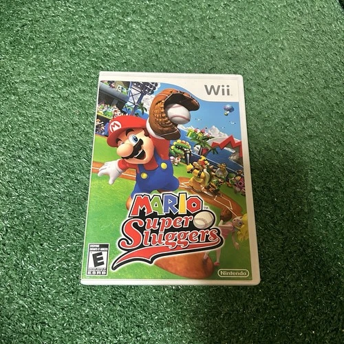 Mario Super Sluggers Complete With Manual Nintendo Wii Tested Video Game E