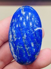 Lapis Lazuli Palmstone Deep Blue Polished Crystal Healing Stone