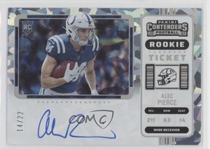 2022 Contenders RPS Variation Cracked Ice Ticket /22 Alec Pierce Rookie Auto RC