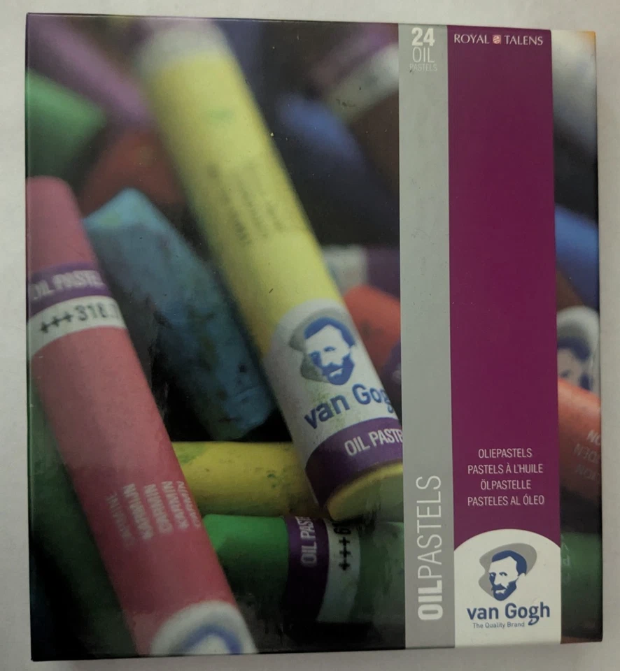 Van Gogh Oil Pastels de Royal Talens 24 Pasteles Juego completo Preonwed Foto 2 de 3