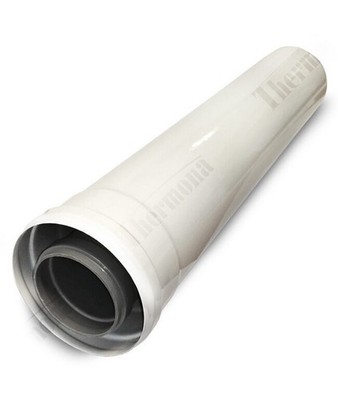 Viessmann PPs Abgasrohr DN 200, 0,5 m   ablängbar, grau