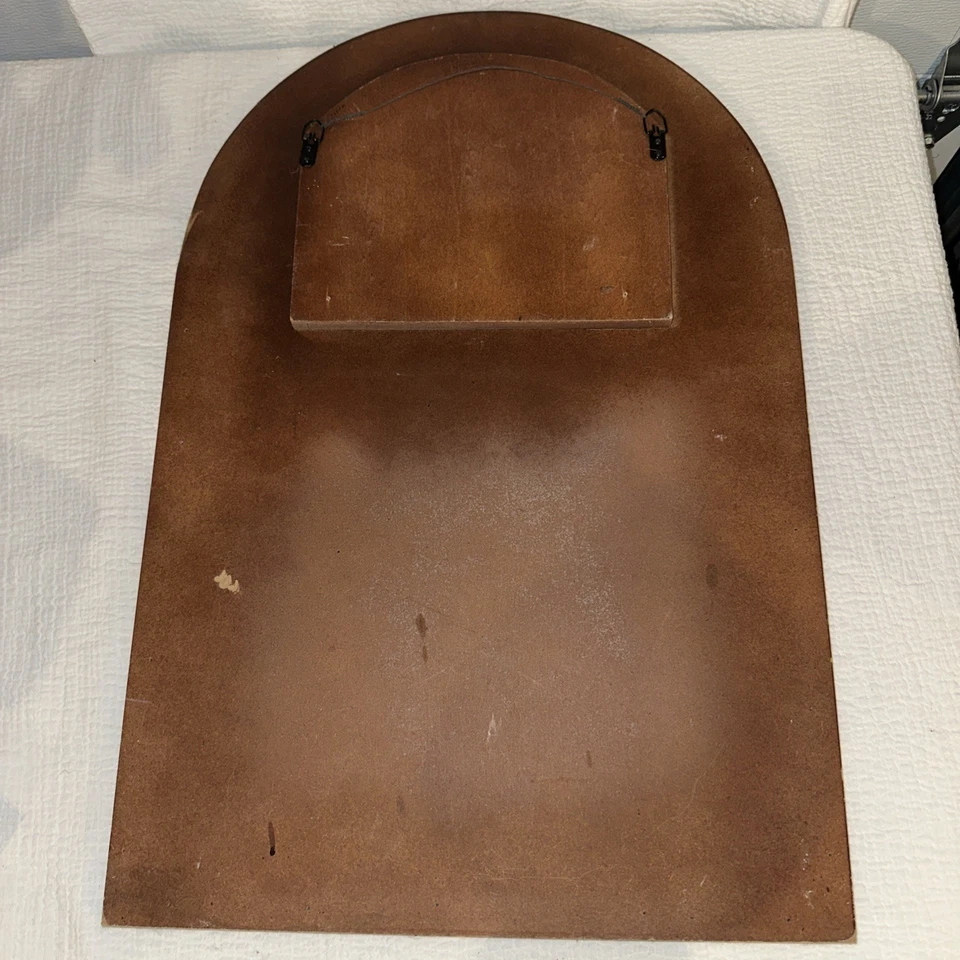 Vintage Restaurant Wood Menu Board Black Board 3D Mid Century-Modern 23 1/2 x 16 - Image 4 of 4