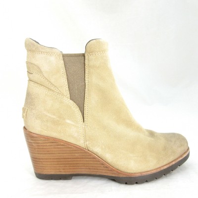 sorel after hours waterproof suede chelsea boot