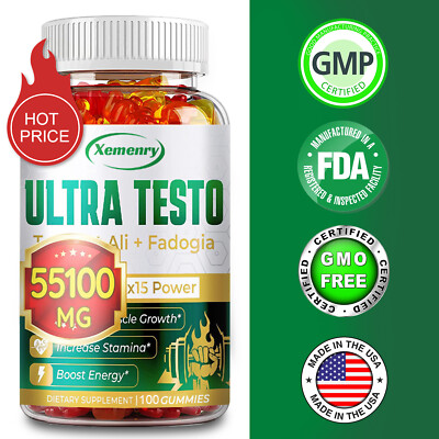 Ultra Testo - Horny Goat Weed - Testosterone Booster, Muscle Health, Endurance