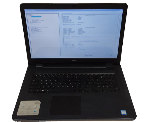 Dell Inspiron 5759 17" i5-6200U 8GB RAM No HDD
