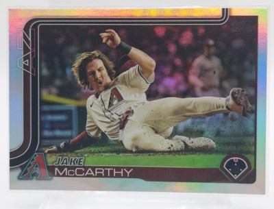 2025 Topps Series 1 - Jake McCarthy #243 Rainbow Foilboard Arizona Diamondbacks