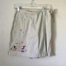Disney Store Skort Shorts Women Medium 30 Waist Mickey Minnie Mouse Vintage 90s